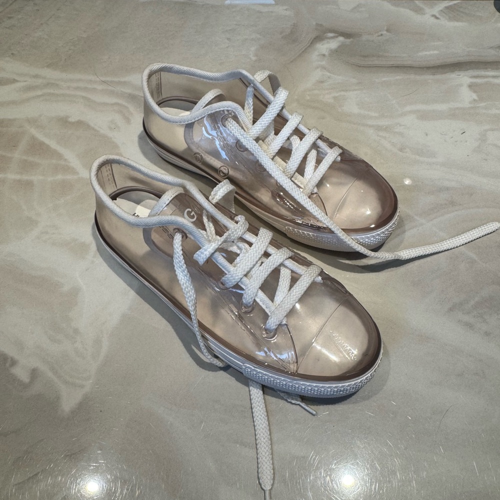 HUGO Boss Transparent Sneakers with White Laces